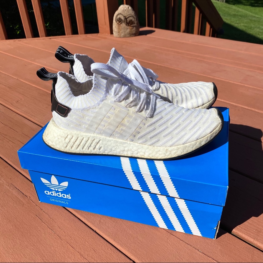 Adidas NMD R2 PK White Black